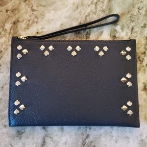 Kate Spade Margaux stud wristlet w/ rivets (blazerblue)